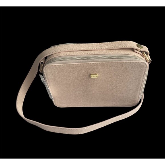 MUSSI Crossbody Bag Purse 100% Colombian Leather Blush, New with tags - Picture 3 of 13